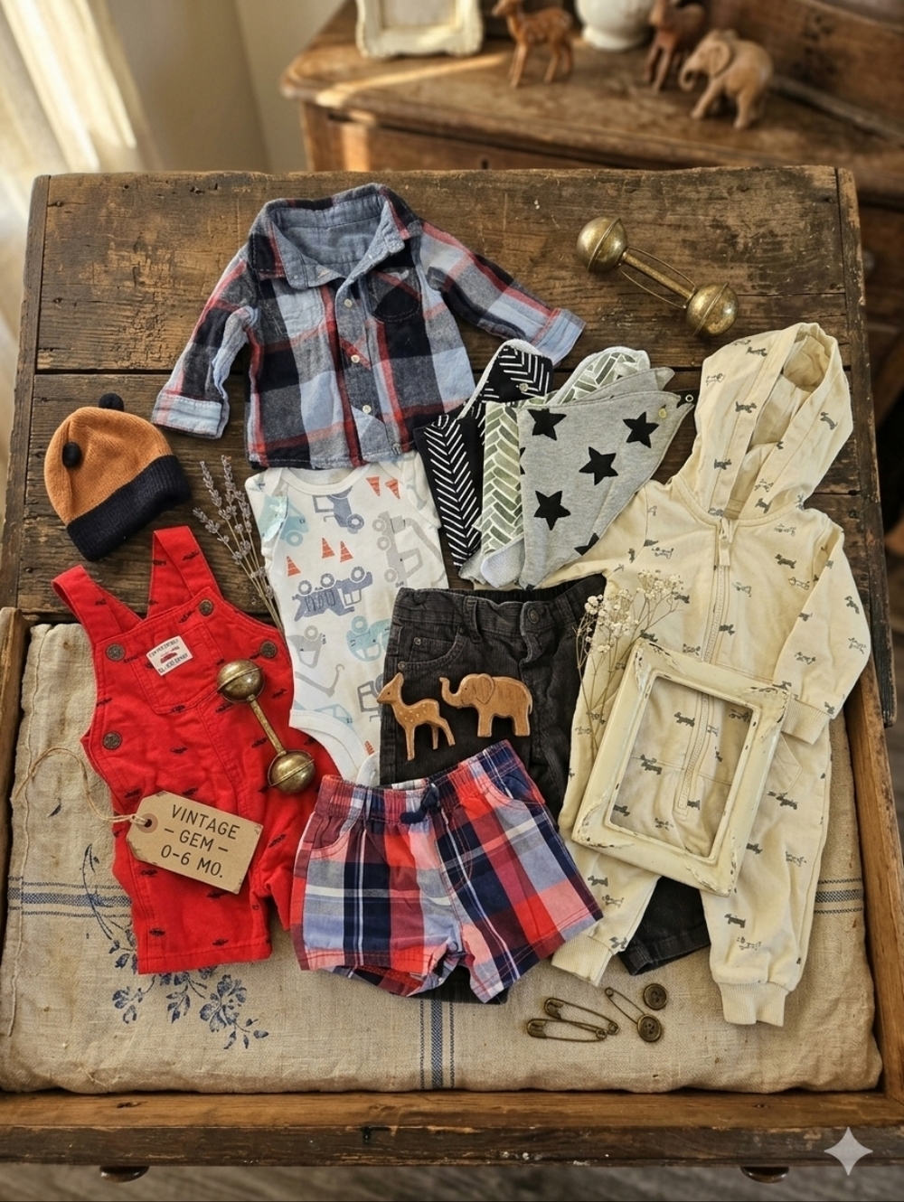 Baby Boy Bundle 0-6M | Copper Pearl, Rise Little Earthling, Carter’s, Joe Fresh
